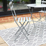 3-piece Metal Garden Bistro Set