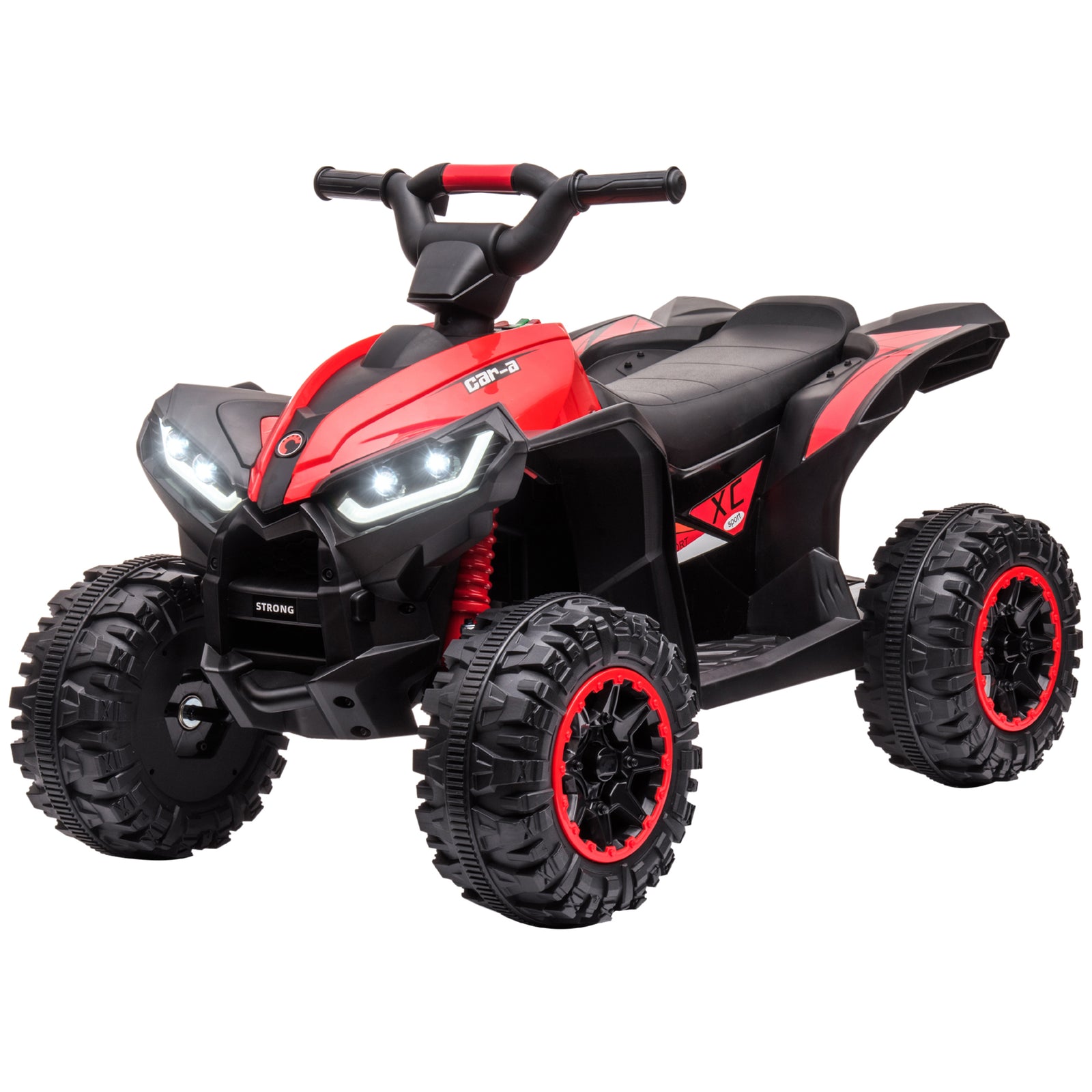 12v Electric Quad Bikes For Kids Ride On Car Atv Toy For 3-5 Years | Red