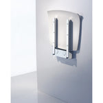 Folding Shower Chair Wall Mounted Bathroom Seat | White