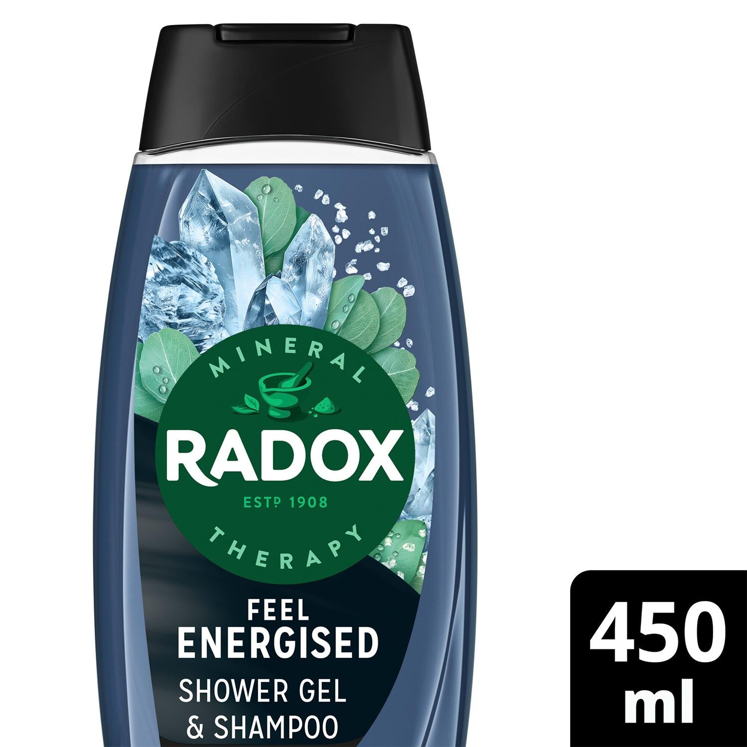 Mineral Therapy Feel Energised 2in1 Shower Gel & Shampoo For Men, 450ml 3pk | 3