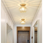 Bath Plus TB+ Modern Flush Mount Crystal Ceiling Light