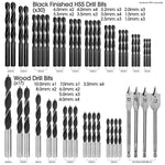 Drill Bit Multi Tool Set 246pc Multi-purpose Screwdriver Bits & Carry Case