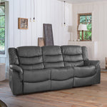 Almeira 3 Seat Recliner Sofa | 3 | Grey