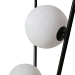 Breeins Metal Tripod Standing Floor Lamp With Plastic Lampshade