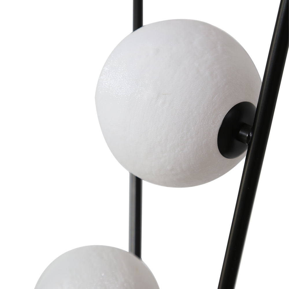 Breeins Metal Tripod Standing Floor Lamp With Plastic Lampshade