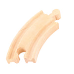 4 Short Curve Track Pieces for Wooden Train Sets