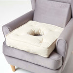 Pressure Relief Armchair Booster Cushion | 50cm x 50cm | Cream