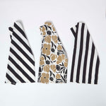 Modern Pattern Black And White Tea Towels Set Of Three