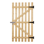 90cm W X 90/150/180cm H Garden Wood Fence Gate With Latch | 150cm