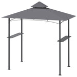 Outdoor 2-tier Bbq Gazebo Shelter Grill Canopy Barbecue Tent
