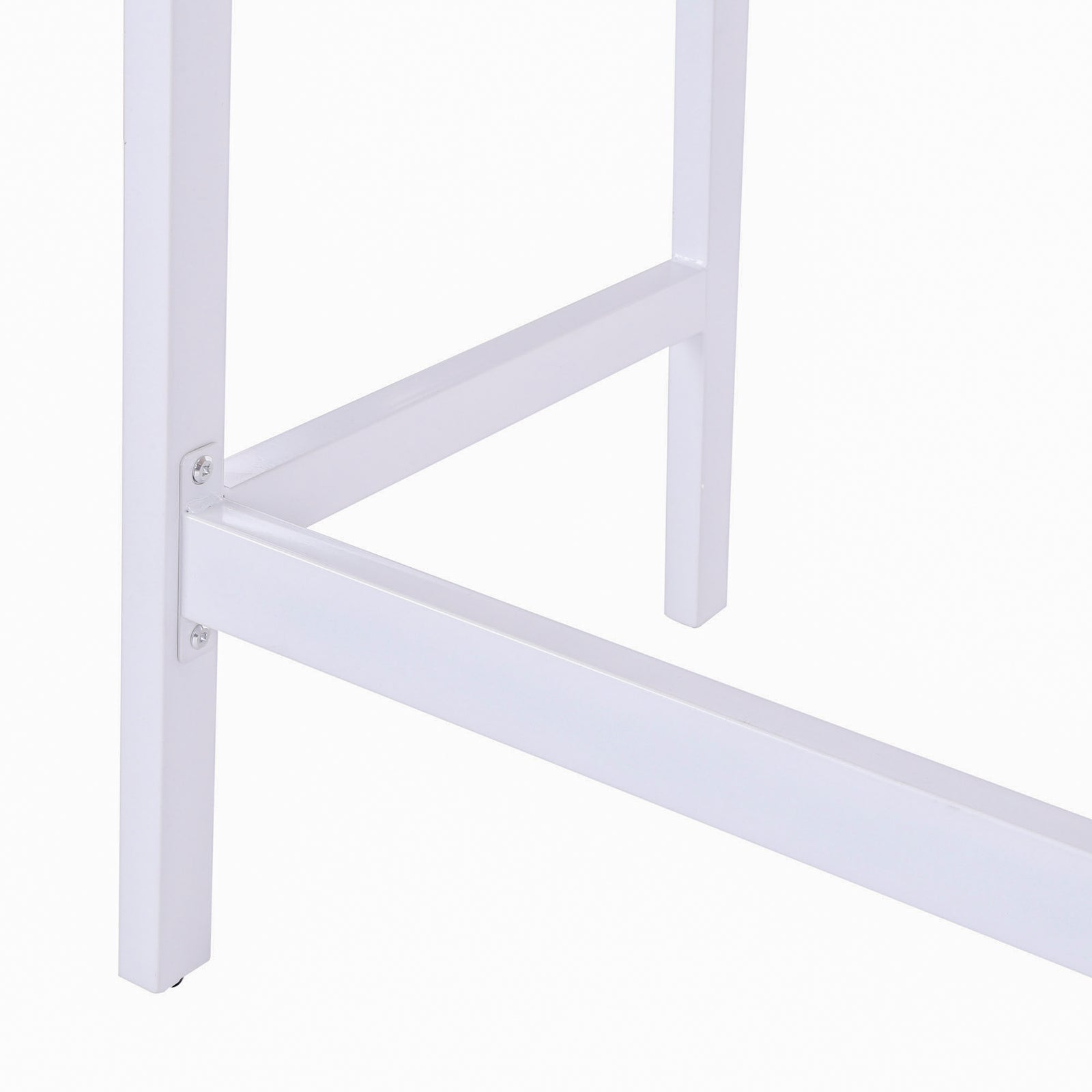 Computer Desk, Pc Workstation, Metal Frame