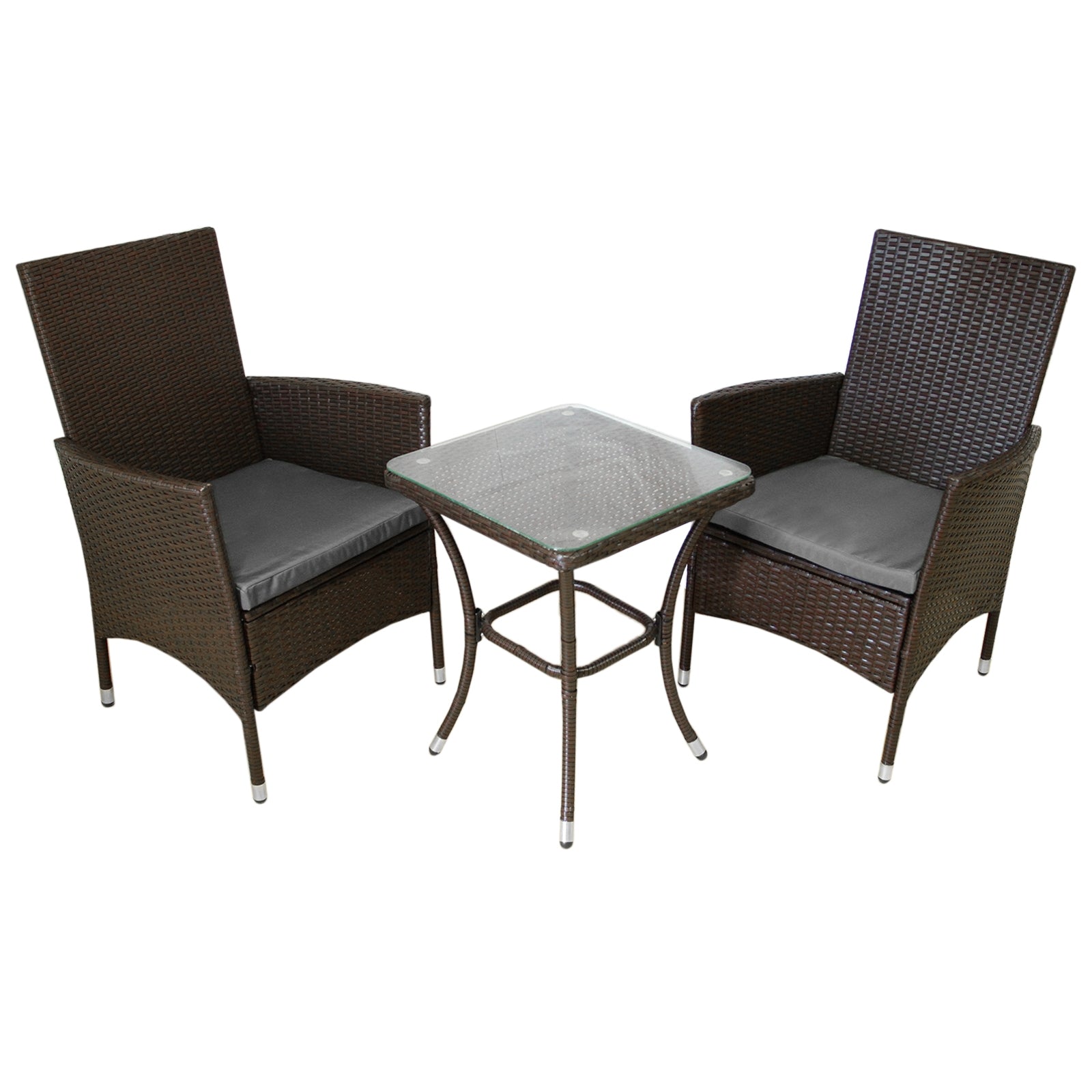 Rattan Bistro Set | Brown