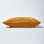 Luxury Cotton Velvet Cushion Cover | 30cm x 50cm | Mustard