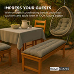 Luxury Garden Round Egg Chair Swing Cushion, 80 X 120 Cm | One Size | Grey