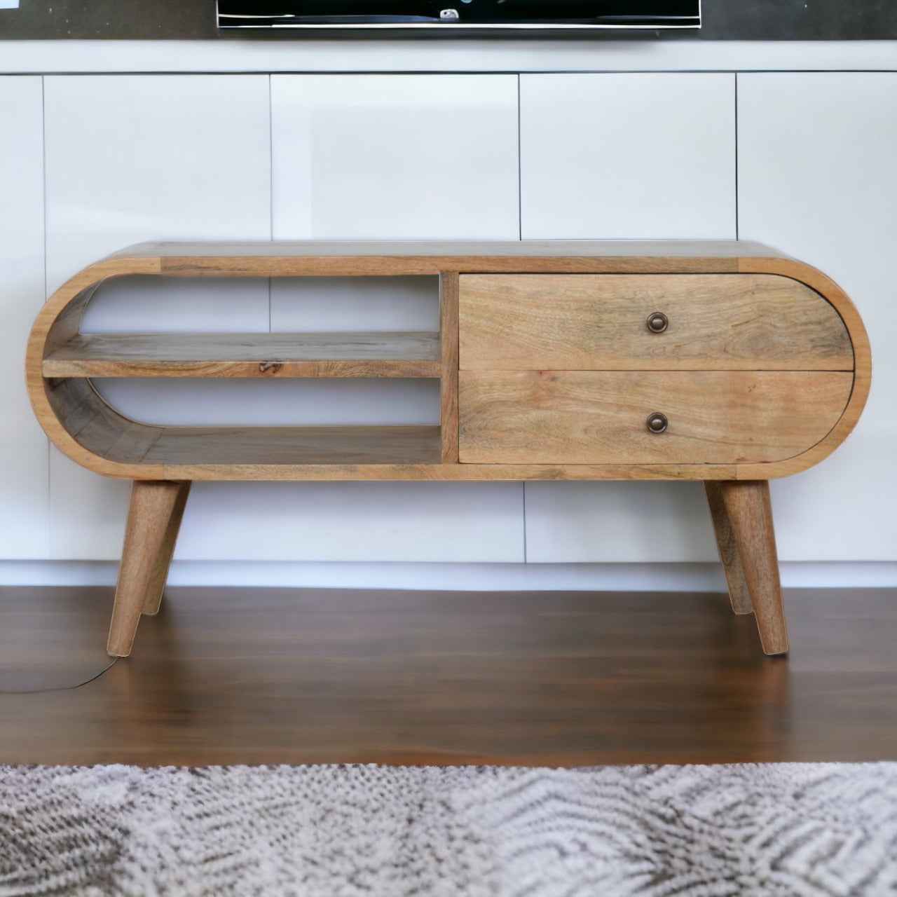 Solid Wood London Media Unit