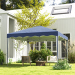 3x3(m) Pop Up Gazebo Marquee Tent For Garden W/ Carry Bag | Blue