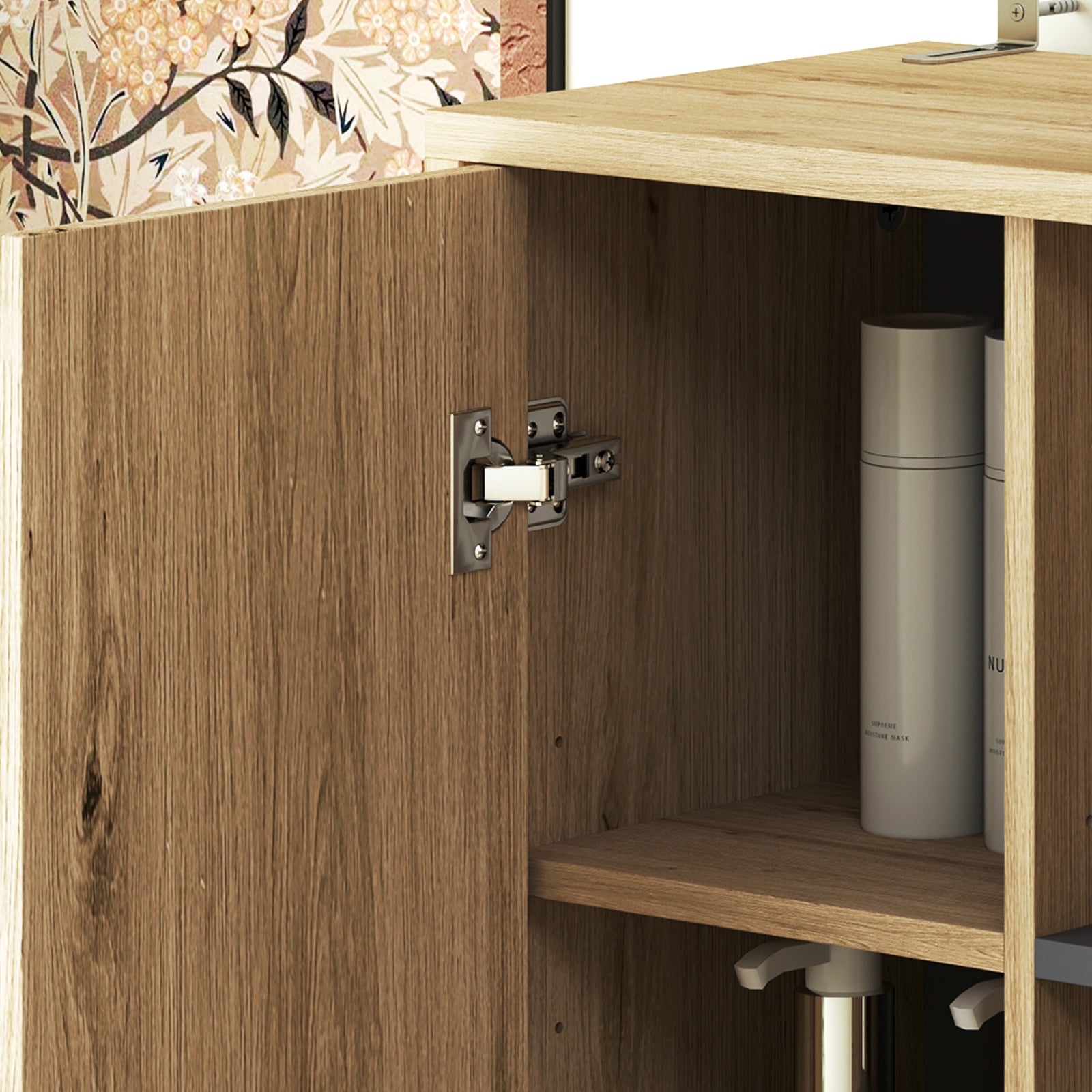Bathroom Storage Unit With 6 Open Compartments 6 Shelves