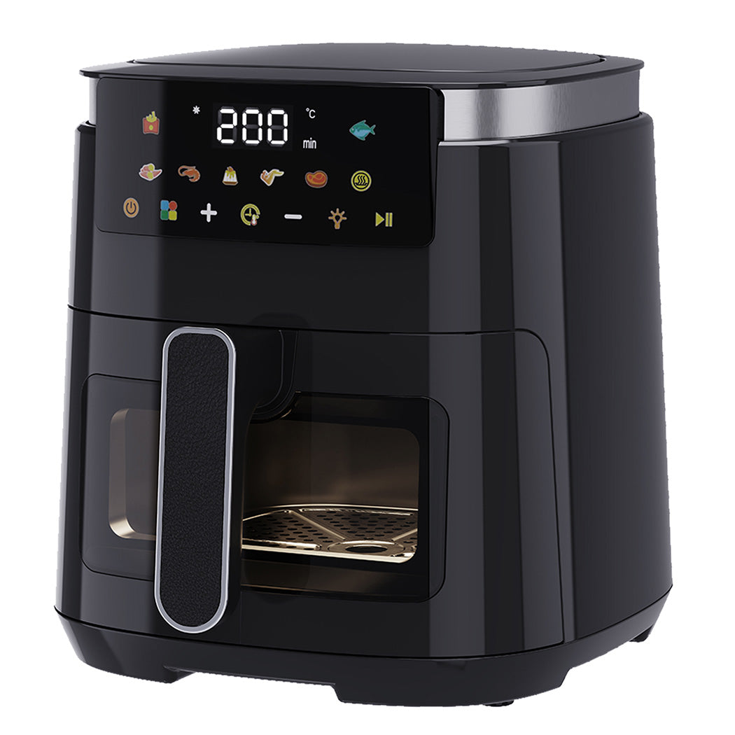Spector 5l Digital Air Fryer 1500w Oil Free Hot Air Healthy Frying Cooker Black