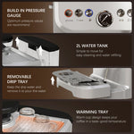 Espresso Machine, Grinder & Steam Wand