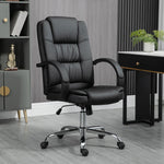 Pu Leather High Back Executive Chair | Black
