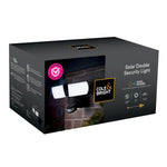 Dual Power Double Solar Security Light - 800 Lumens | Set of 1 | White