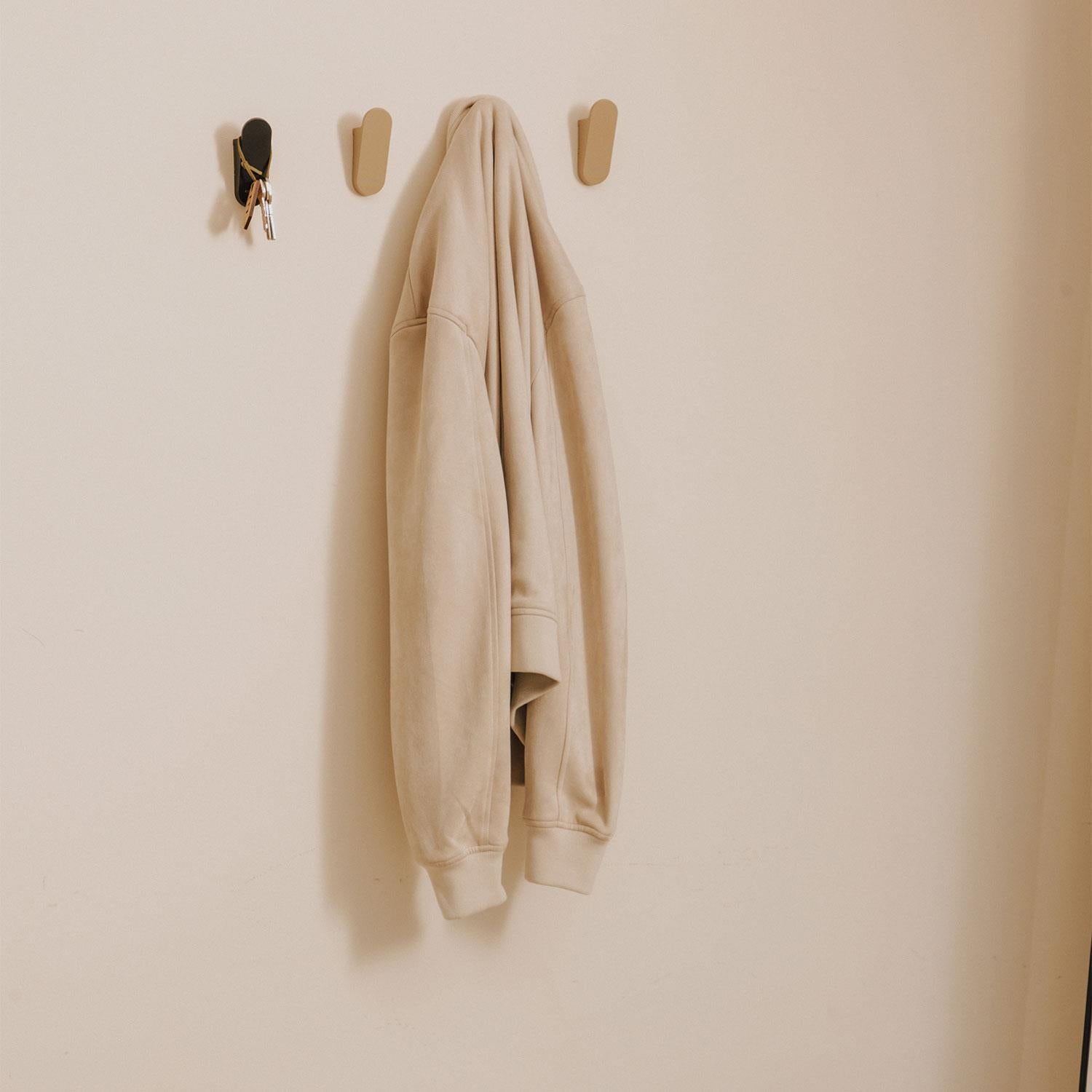Towel Hook Coat Hook 2 Pieces White Compatible With Alife Collection