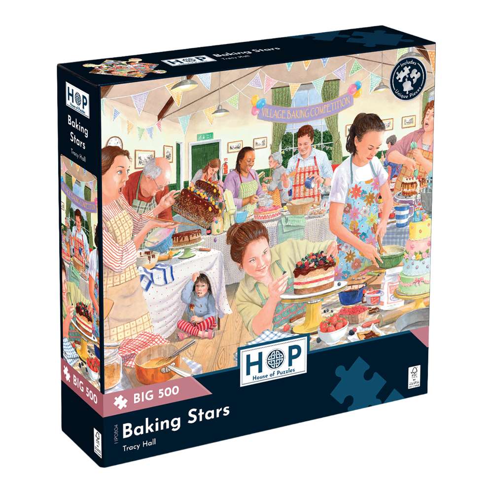 Baking Stars Big 500 Piece Jigsaw Puzzle