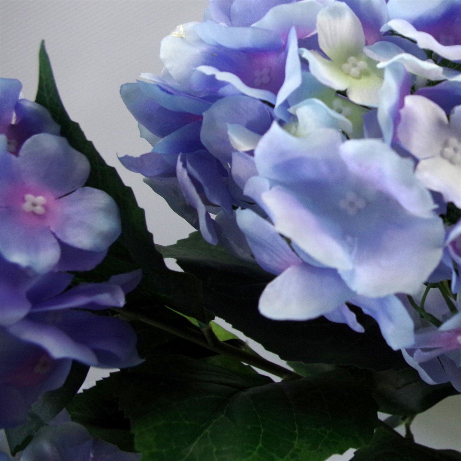 90cm Artificial Hydrangea Plant Blue With 200 Flowers