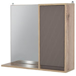 49x57cm Wall Mounting Bathroom Cabinet & Mirror Shelf Door