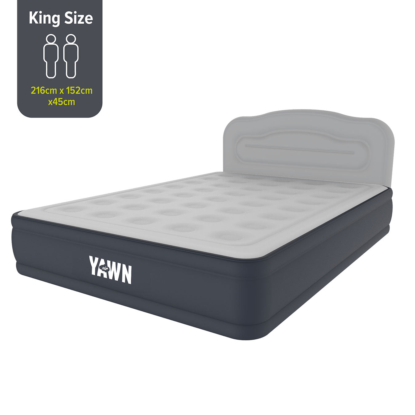 Air Bed Deluxe With Custom Fitted Sheet | King