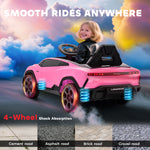 Licensed Lamborghini Electric Ride On Car With Suspension | Pink