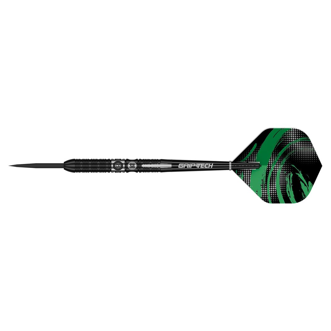 8ball 90% Tungsten Steel Tip | 26g | Black