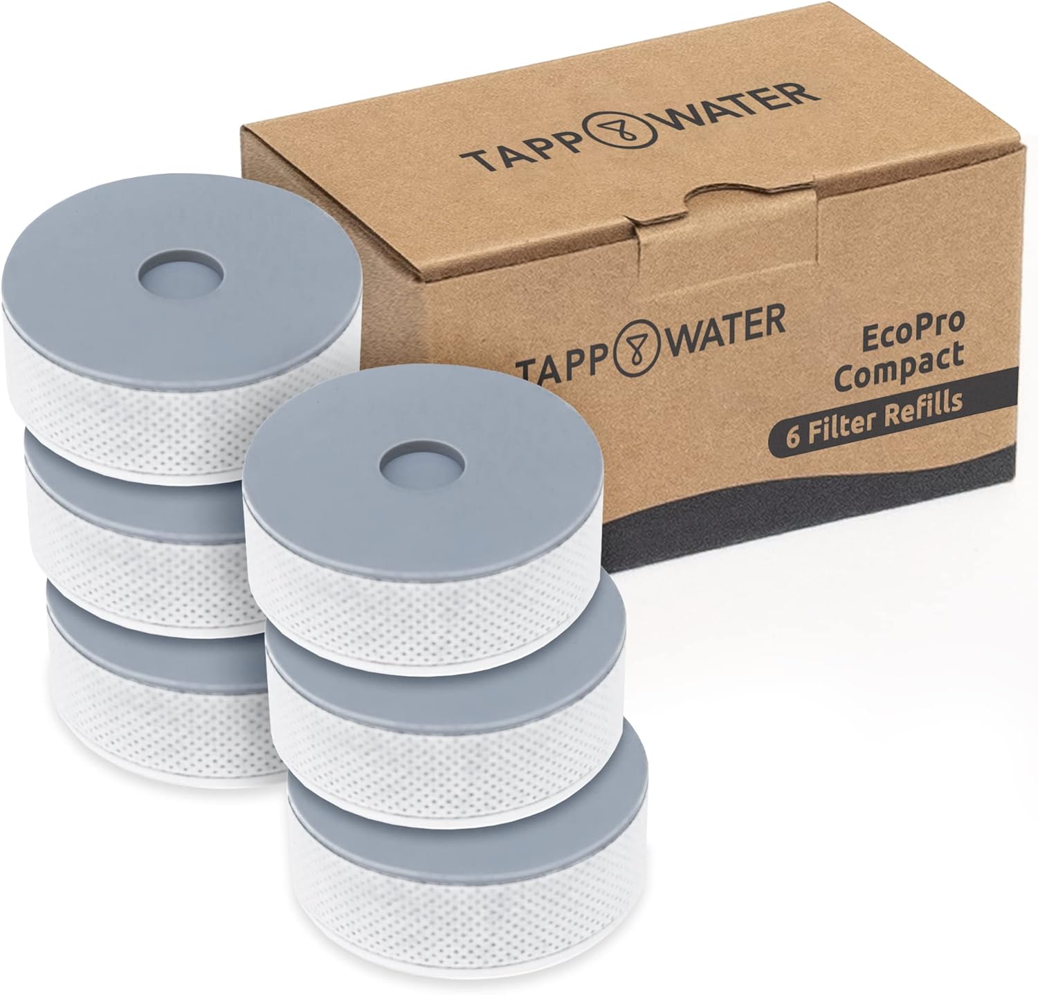 Ecopro Compact - 6 Refills For Ecopro Compact Water Filter