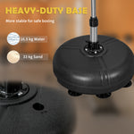 Punching Bag Set With Stand And 4-level Adjustable Height | Black