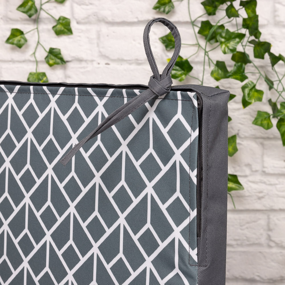 Garden Stripe Geometric Cushion Set Of 2