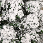 4/5/6ft Prelit Snow Flocked Christmas Tree With Light | 5ft | Green