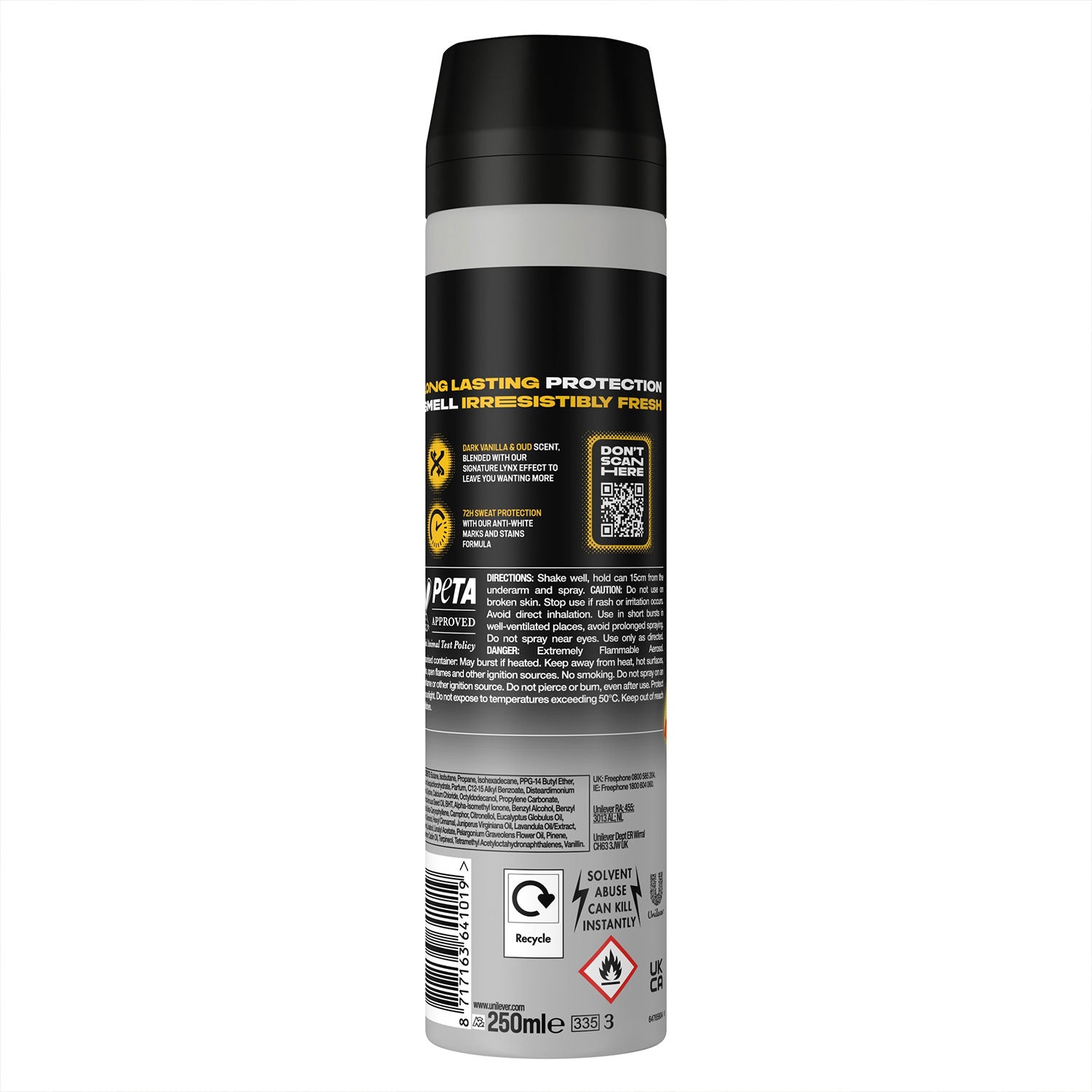 Xxl Gold 72h Sweat Protection Anti-perspirant Deodorant 3x 250ml