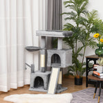 111cm Cat Tree Tower Activity Centre W/ Scratching Post Condo Hammock
