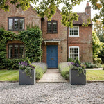 Nicoman Metal Cube Planter, Galvanised Steel Plant Pot