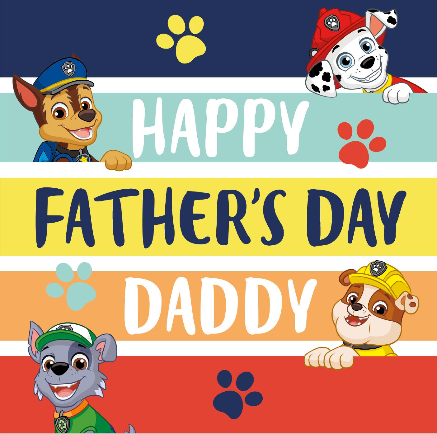 Daddy' Father's Day Card Official Product