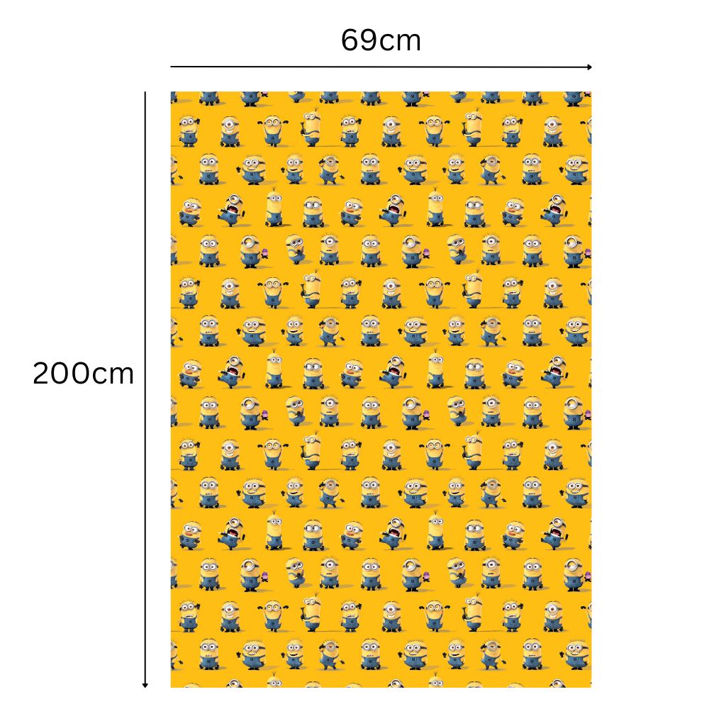 Minions 2m Roll Wrapping Paper