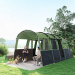 8-person Tunnel Tent, 3000mm Waterproof | Green