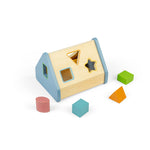 Wooden Shape Sorter House For Kids