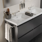 Towel Rail, Self-adhesive, Polished Chrome, 45,5 Cm. Collection Duo Round