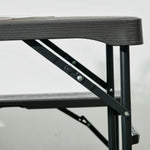 Hdpe Picnic Table Set W/ Beer Table & 2 Benches For 6