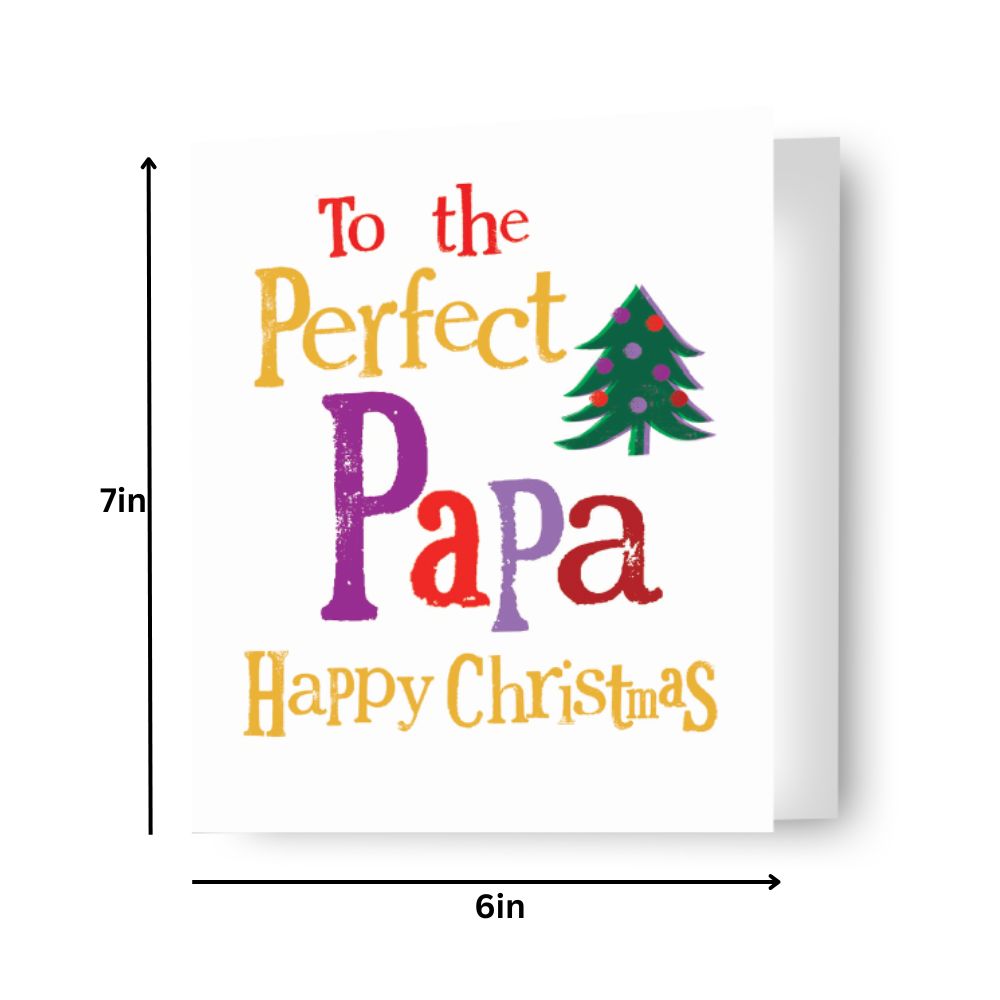Papa' Dad Christmas Card Official Product