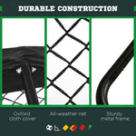 Foldable Football Rebounder Net | Black