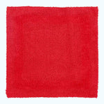 Luxury Reversible Cotton Bath Mat | Shower Mat | Red