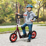 Kids Scooter With Adjustable Handlebar, Kick Scooter | Red