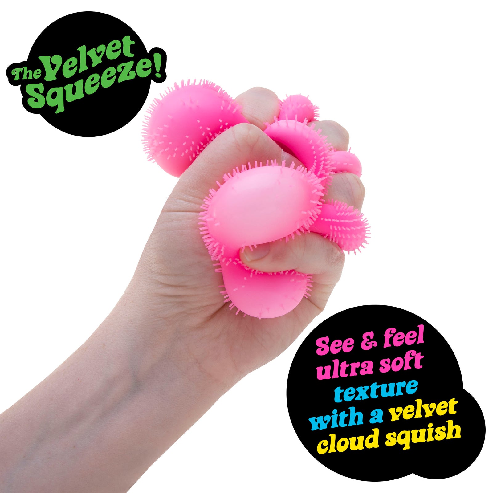 Needoh Fuzz Ball Flower Power - Fuzzy Fidget Toy